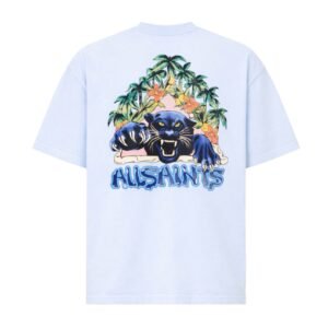 All Saints Pounce Short Sleeve Crew Neck T-Shirt - Blue
